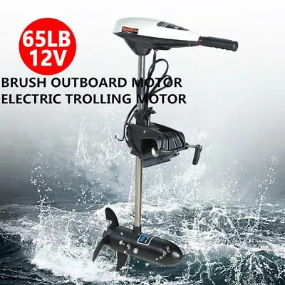 $184.30 • Buy Durable 12V 65lbs Electric Outboard Boat Thrust Trolling Motor For Canoe Kayak
