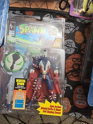 Todd Toys Medieval Spawn Posable Action  Plus Special Edition Comic Book • $29.99