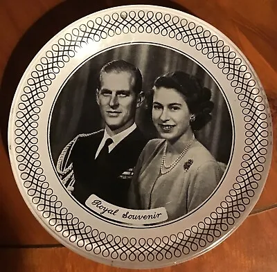  Queen Elizabeth II And Prince Phillip Commemorative Souvenir Pin Tray Bowl 12cm • £3.99