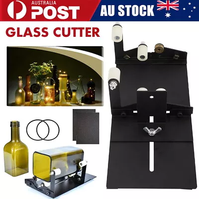 Glass Bottle Cutter Kit Adjustable Recycle Cutting Machine Tool Craft Art DIY AU • $17.90