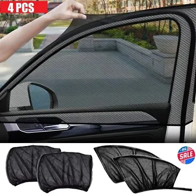 4× Car Side Window Sun Shade Cover Visor Mesh Shield UV Block Screen For SUV USA • $11.69