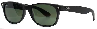 RAY BAN RB2132 New Wayfarer 622 Black Unisex Full Rim Sunglasses 55-18-145 B:40 • $89.99