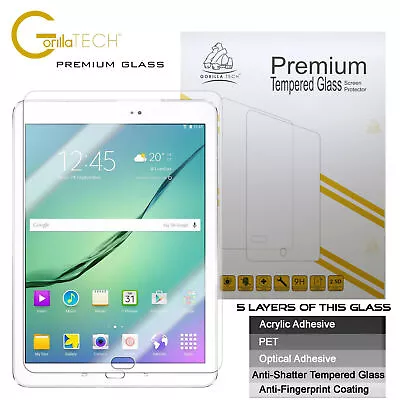 Gorilla Tech Tempered Glass Screen Protector Shield Guard For IPad / Galaxy TabS • £9.99