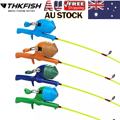 $25.25 • Buy THKFISH 24  Kids Fishing Rod Toddler Fishing Pole Kids Fishing Gear For Age 3-8