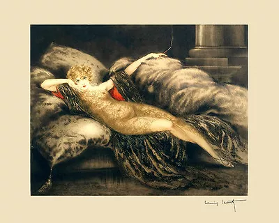 Blond Gold Dress Louis Icart Art Deco 16X20 Vintage Poster FREE S/H In USA • $22.15