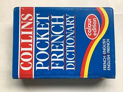 Collins Pocket French Dictionary Colour Edition French-English English-French • £0.70