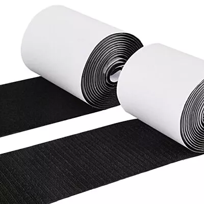 4 Inch Width 9 FT Length Hook And Loop Tape Self-Adhesive Strips Set With Sticky • $14.97