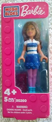 2  Mega Bloks Barbie Doll Mini Figure 80260 MIB 2014 • $14.99
