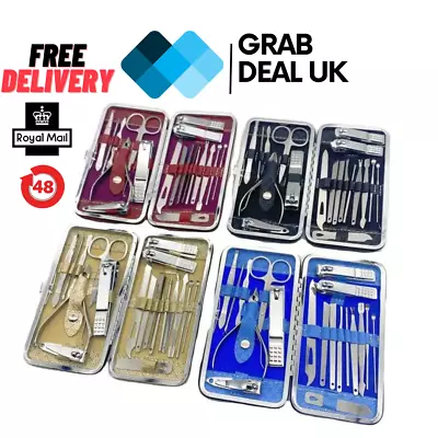 Nail Care Kit Cutter Set Clippers Manicure Pedicure Cuticle Tool Gift Set Unisex • £4.99