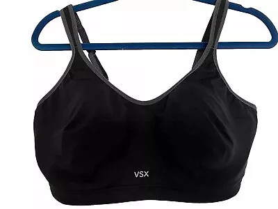 Victoria's Secret Black VSX Sport  Sports Bra Underwire Women’s Size 38DD • $12.99