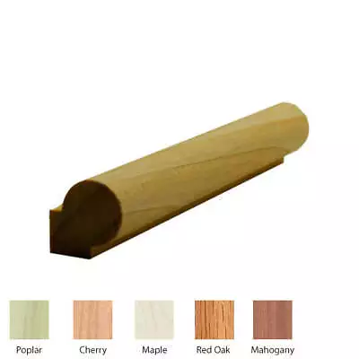 EWPM40 Round Panel Moulding Trim 3/4  X 3/4  Unfinished Solid Hardwood Trim • $11.66