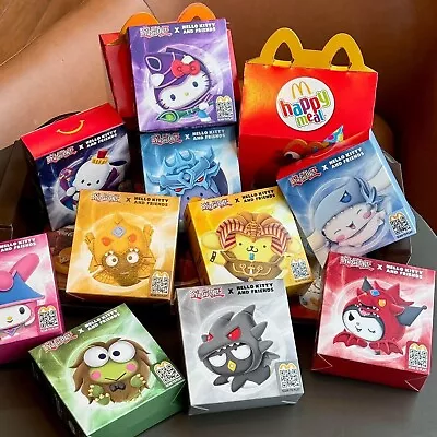 McDonalds Happy Meal Toy Yu-Gi-Oh Hello Kitty Full Set Of 10 Presale Ship 13 May • $109