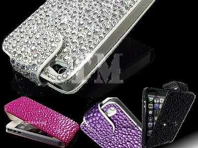 £2.99 • Buy Luxury Crystal Bling Sparkle Diamond Gem Flip Leather Case Cover For Various