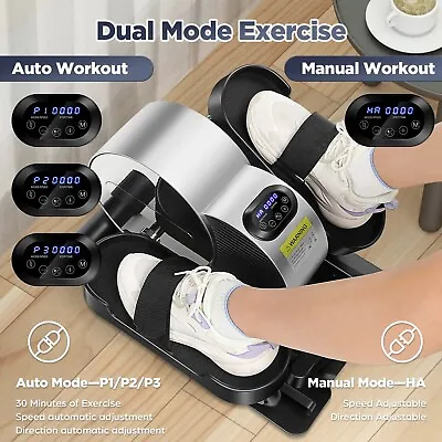 Electric Ellipse Leg Exerciser While Sitting Portable Pedal Exerciser W/ Remote • $139.99