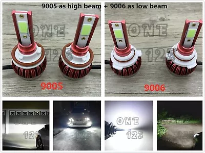 9005+9006 Combo 6000k White 45W 6000LM LED Headlights Bulbs Kit High Low Beam • $26.99