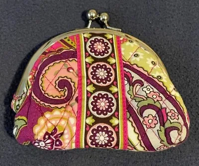 Vera Bradley Double Kiss Kisslock Coin Change Purse HTF Retired Patterns - NEW • $59.98