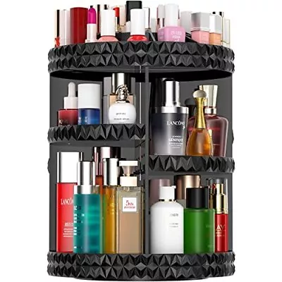 360 Rotating Makeup Organizer DIY Adjustable Makeup Carousel Spinning Holder... • $38.25