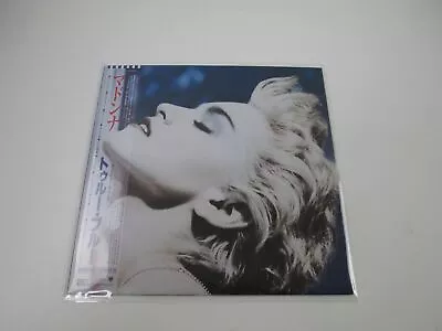 MADONNA TRUE BLUE SIRE P-13310 With OBI Poster Japan LP Vinyl • $14.99