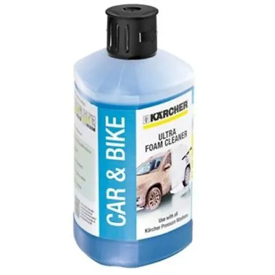 KARCHER Ultra Foam Cleaner 1L Snow Bottle 3in1 Pressure Washer Car Detergent • £14.99