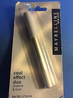 Maybelline Cool Effect Duo Cooling Shadow/Liner #10 CUCUMBER 0.7 Oz NEW SEALED • $9