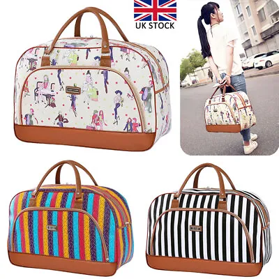 £11.02 • Buy Lady Large Travel Zip Bag Overnight Weekend Women Holdall Hand Luggage Handbag