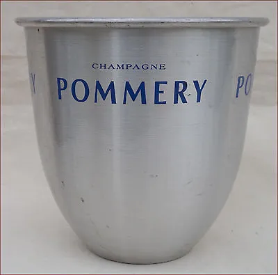 Vintage French Aluminum Champagne Ice Bucket Cooler Pommery • £38.01