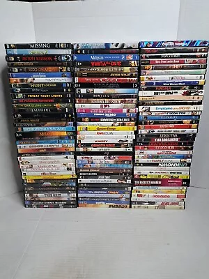 100 Wholesale Lot Dvd Movies Assorted Bulk Free Shipping Video Dvds CHEAP • $42.50