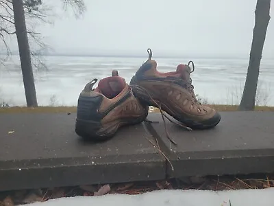 MERRELL Waterproof Chameleon   Brown  Women's Vibram Sole Hiking Shoes Sz 7.5 • $10