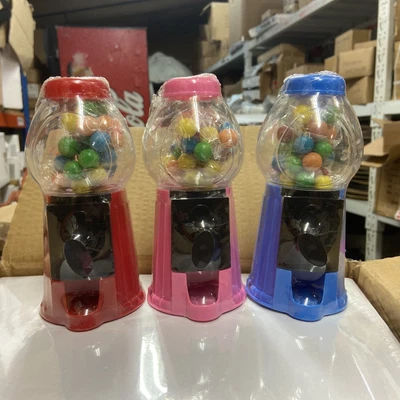 £9.99 • Buy 3x Gumball Machine – Bubble Gum Sweet Dispenser Mini Retro Candy Vending Vintage