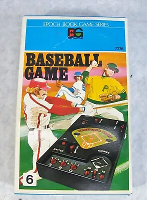 Vintage 1977 Handheld Baseball Game Epoch Book Game Series • $29.99