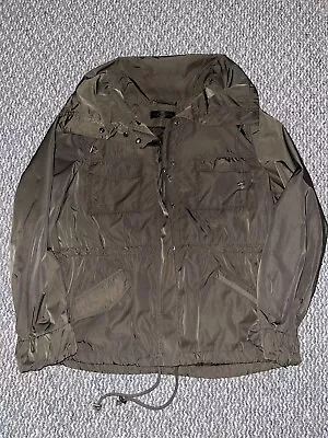 Womens DAVID LAWRENCE Green Lined Military Style Full Zip Coat Size 16 (L40) • $31.07