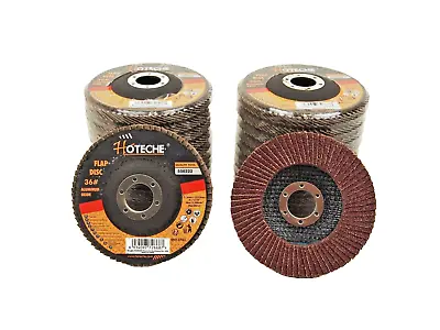 20 PC Aluminum Oxide Flap Disc Grinding Wheel 4-1/2 X7/8  36/40/60/80/120 Grit • $24.99