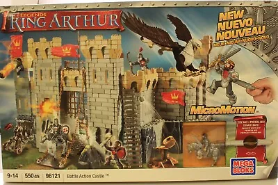 NEW Mega Bloks King Arthur 96121 Battle Castle 550 Pieces Micro Motion Horse • $99.99