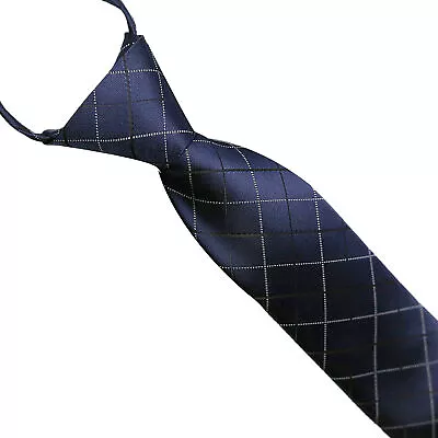 Zipper Tie Exquisite Skin-friendly Exquisite Striped Neck Tie Lightweight • $8.27