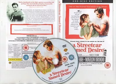 A Streetcar Named Desire ~marlon Brando / Vivien Leigh~ **uk Dvd** Free P&p • £4.40