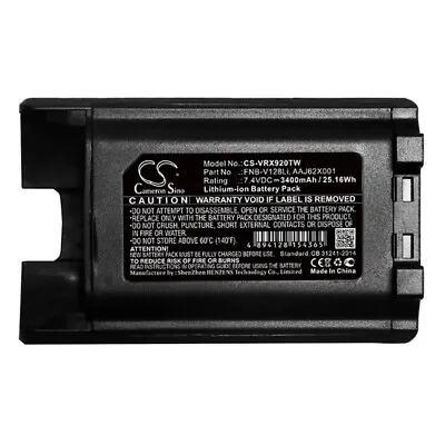 AAJ62X001 Battery For Vertex VX-820  VX-870 VX-924  VX-929  VX-P820  VX-P920 • $37.99