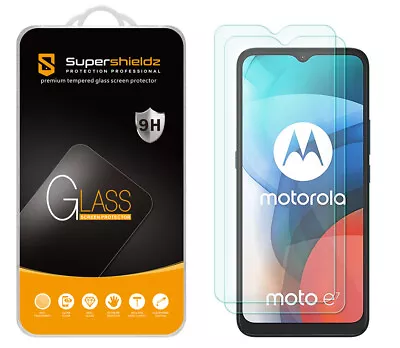 2X Supershieldz Tempered Glass Screen Protector For Motorola Moto E7/ E7 Plus • $8.99