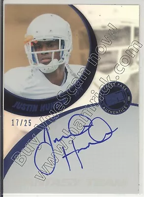 Justin Hunter Rc Rookie Draft Auto Autograph Tennessee Vols College #/25 2013 • $11.99