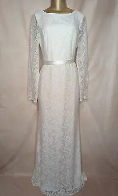 NWOT Size XL LULUS  White Lace Backless  Mermaid Maxi Dress.   • $39.99