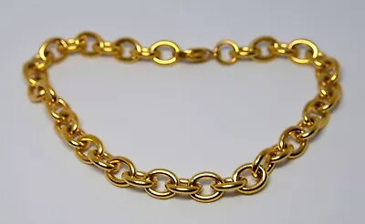 Heavy & Thick ! 14k Gold Rolled Anchor Cable Link Bracelet For Men • $16.50