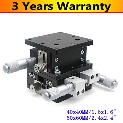 XYZ Axis Sliding Stage Manual Sliding Table With Right-Handed Micrometer • $82.77