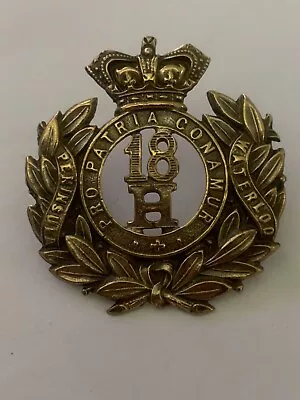 Victorian 18th Hussars Cap Badge • £45