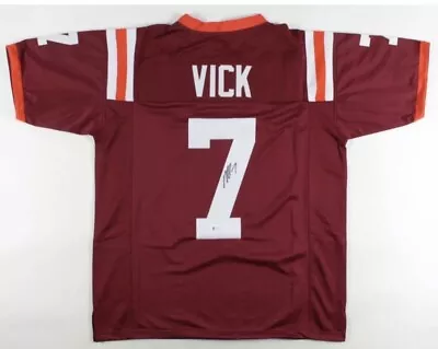 ⭐️Michael Vick⭐️Autographed Virginia Tech Jersey [Beckett COA] Total‼️BANGER‼️ • $99.99