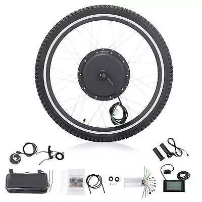 24in Front Wheel 48V 1000W Electric Bicycle Ebike Conversion Kit Hub Motor LCD • $169.99