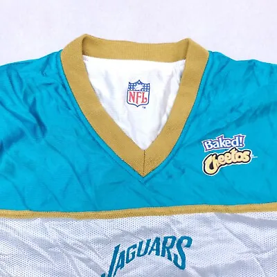 NFL Jacksonville Jaguars Baked Cheetos Jersey Youth Boys Size Large L Blue White • £14.47