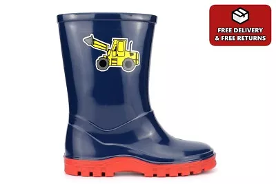 Boys Wellington Boots Boys Wellingtons Boys Wellies Infant Wellies Kids Size • £10.83