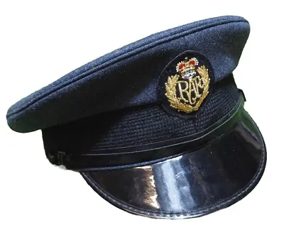 Genuine RAF Royal Air Force Enlisted Airman Cadet Dress No1 Hat Cap 56 • £15