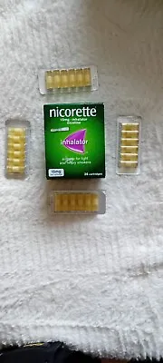 £18.90 • Buy Inhalator Nicorette 15mg 18 Cartridges Only 3 Stripes Of 6 Free Postage