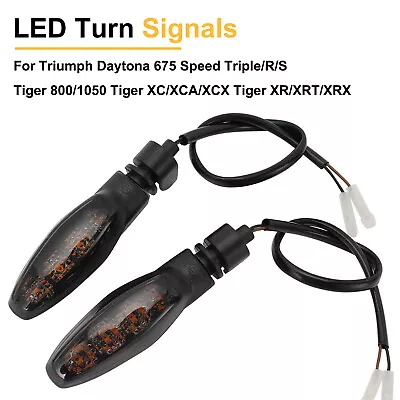 LED Turn Signals Light For Triumph Daytona 675 Tiger 800/1050 Street Triple R • $31.83