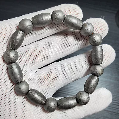 73g Aletai Iron Meteorite Beaded Bracelet • $285